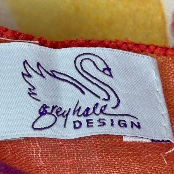 Great Hall Design Lightweight Sarong Beach Coverup 38 X 90 Shells Coastal Resort - Picture 7 of 13